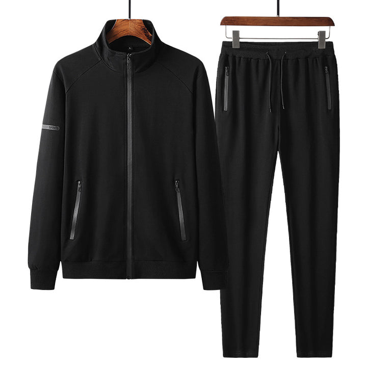 Men’s Cotton Stretch Tracksuit Set – Casual Sportswear Outfit-HighTouch