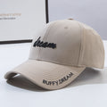 Korean Version Fashion Letter Embroidery Sun-Proof Peaked Cap-HighTouch