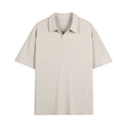 Fashion Simple Polo Shirt Loose Comfortable Men's T-shirt-HighTouch
