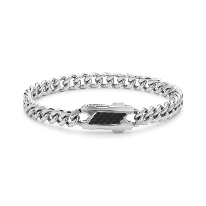 7mm Cuban Link Carbon Fiber Bracelet
