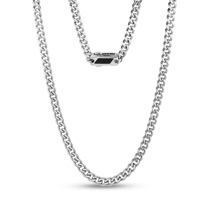 7mm Cuban Link Carbon Fiber Chain