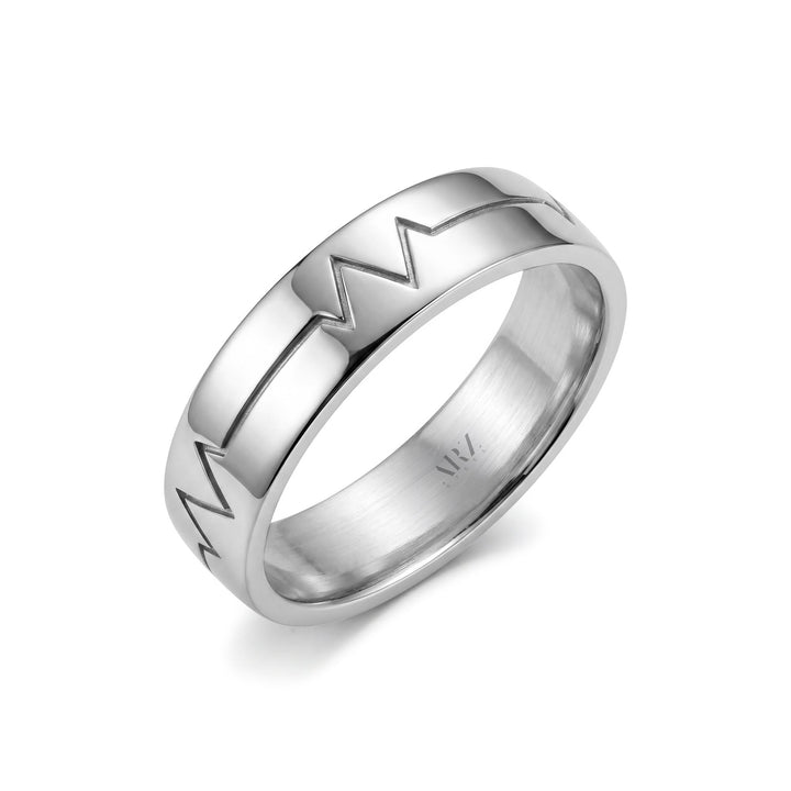 Heartbeat Matching Couples’ Wedding Bands