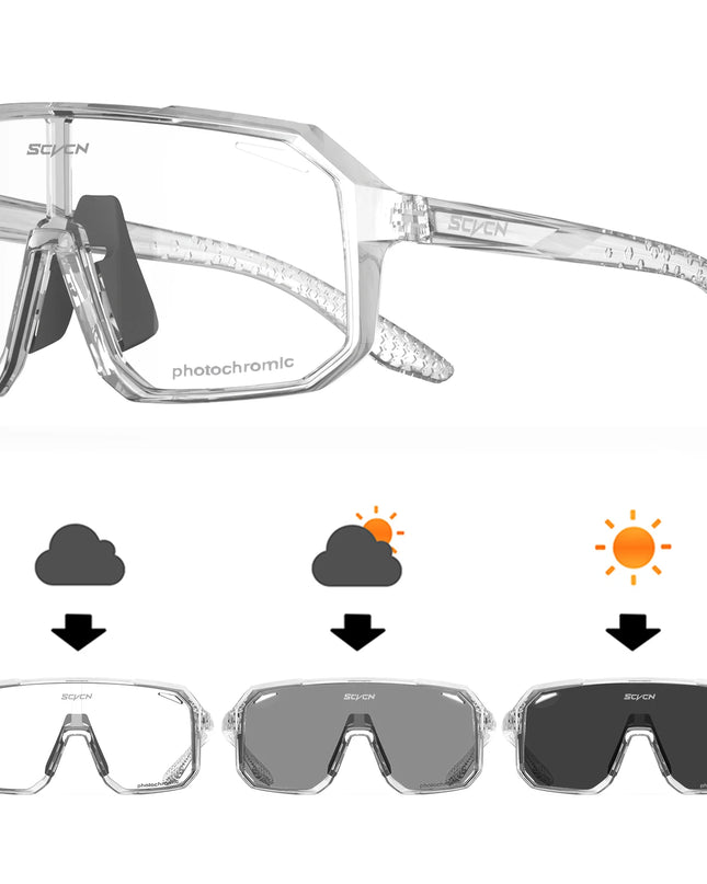 Men’s UV400 Polarized Cycling Sunglasses – Lightweight Sports Eyewear