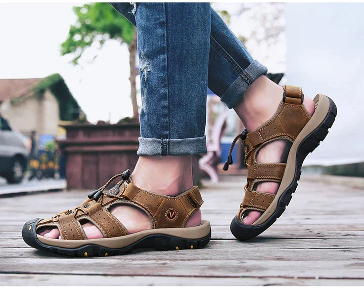 Men's Orthopedic Sandals | Comfortable Arch Support Walking Slides