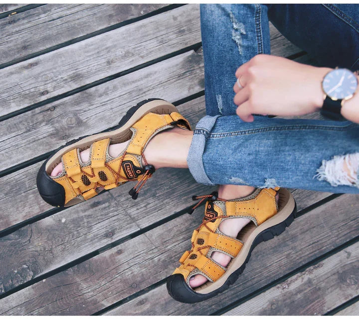 Men's Orthopedic Sandals | Comfortable Arch Support Walking Slides