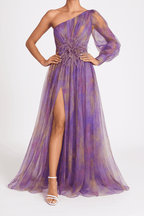 Women’s Asymmetrical Layered Dress-HighTouch