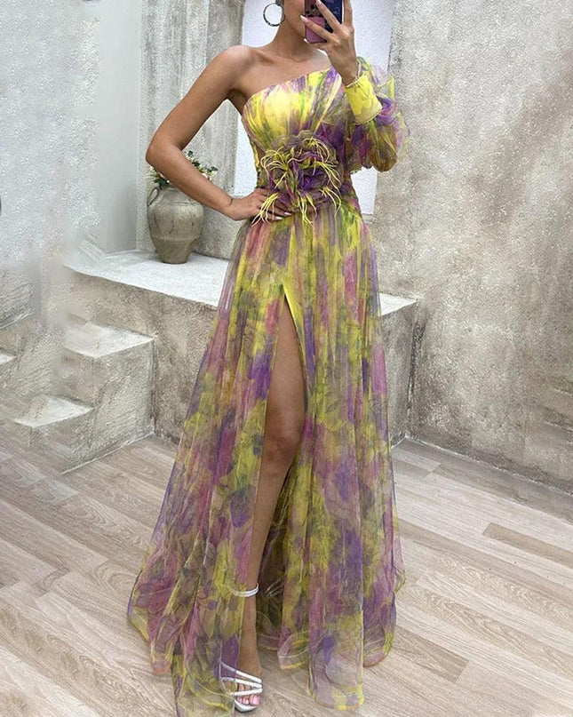Women’s Asymmetrical Layered Dress