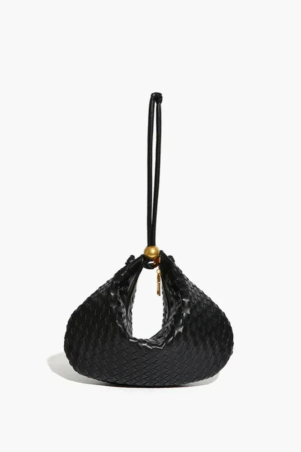 Moria Shoulder Bag - Woven Polyester Ruched Everyday Carry