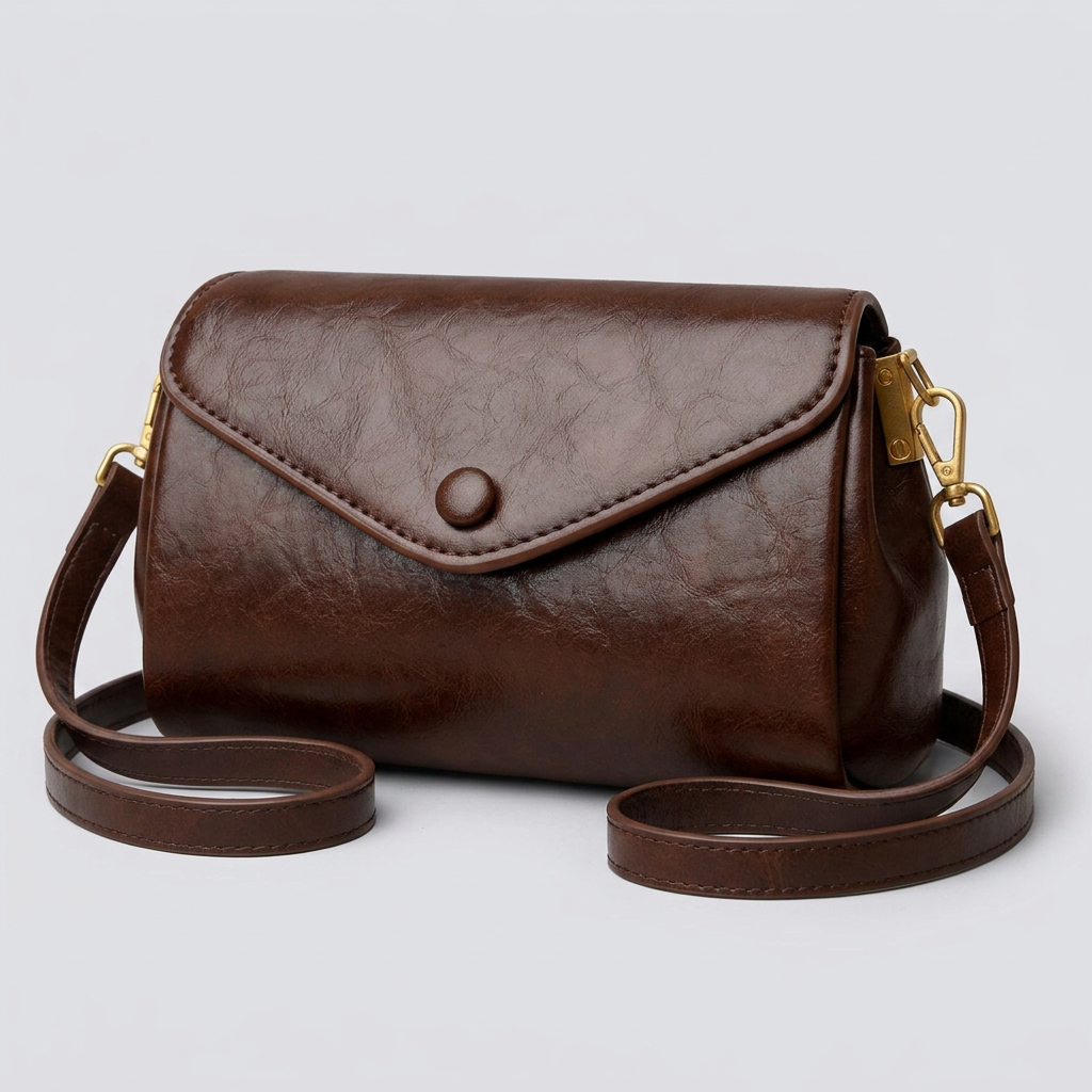 Lilia Crossbody Bag - PU Leather Multi-Pocket Carry