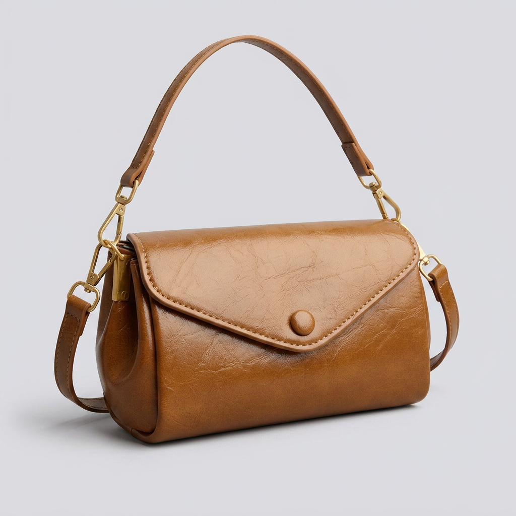 Lilia Crossbody Bag - PU Leather Multi-Pocket Carry