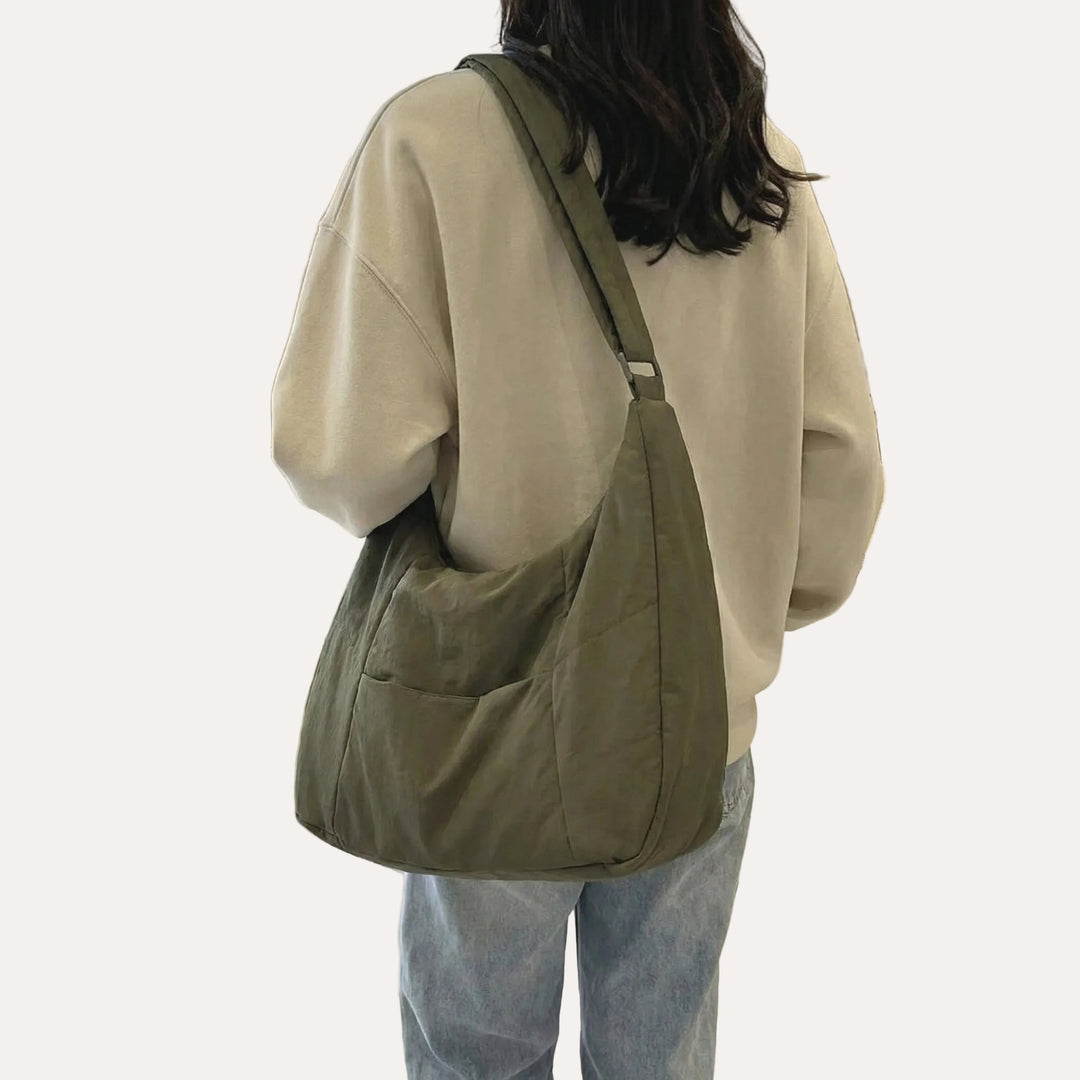 Soft Fabric Shoulder Bag for Everyday Use