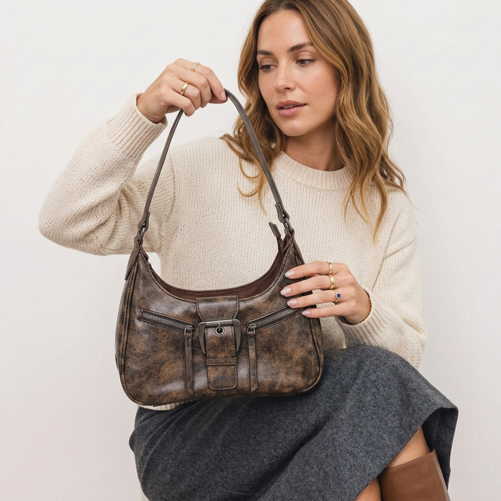Kira Handbag - PU Leather Compact Design