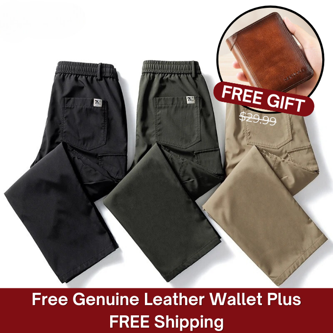 Men's Cargo Pants – Relaxed Fit Stretch Cotton