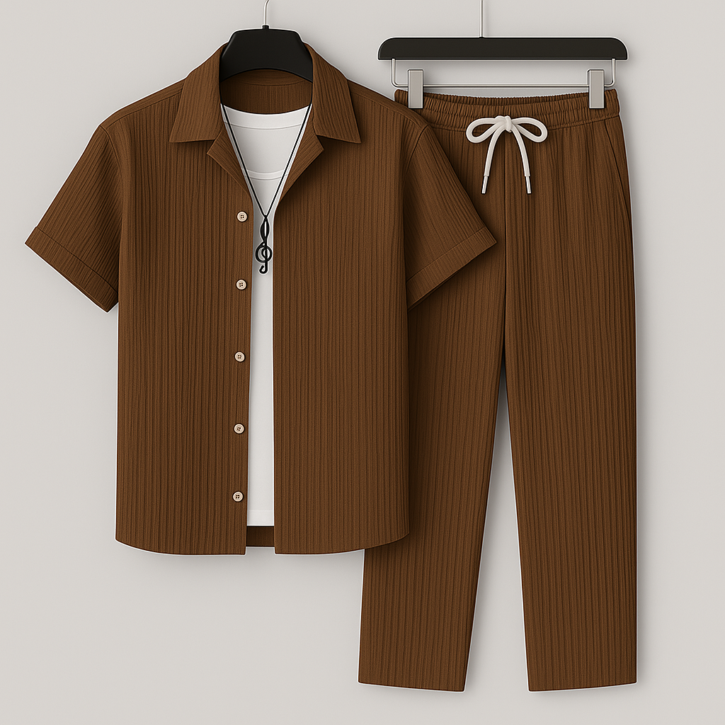 Men's Casual Cotton T-Shirt - Short Sleeve, Lightweight, Summer Style