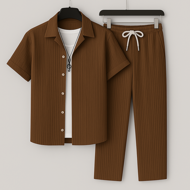 Men's Casual Cotton T-Shirt - Short Sleeve, Lightweight, Summer Style