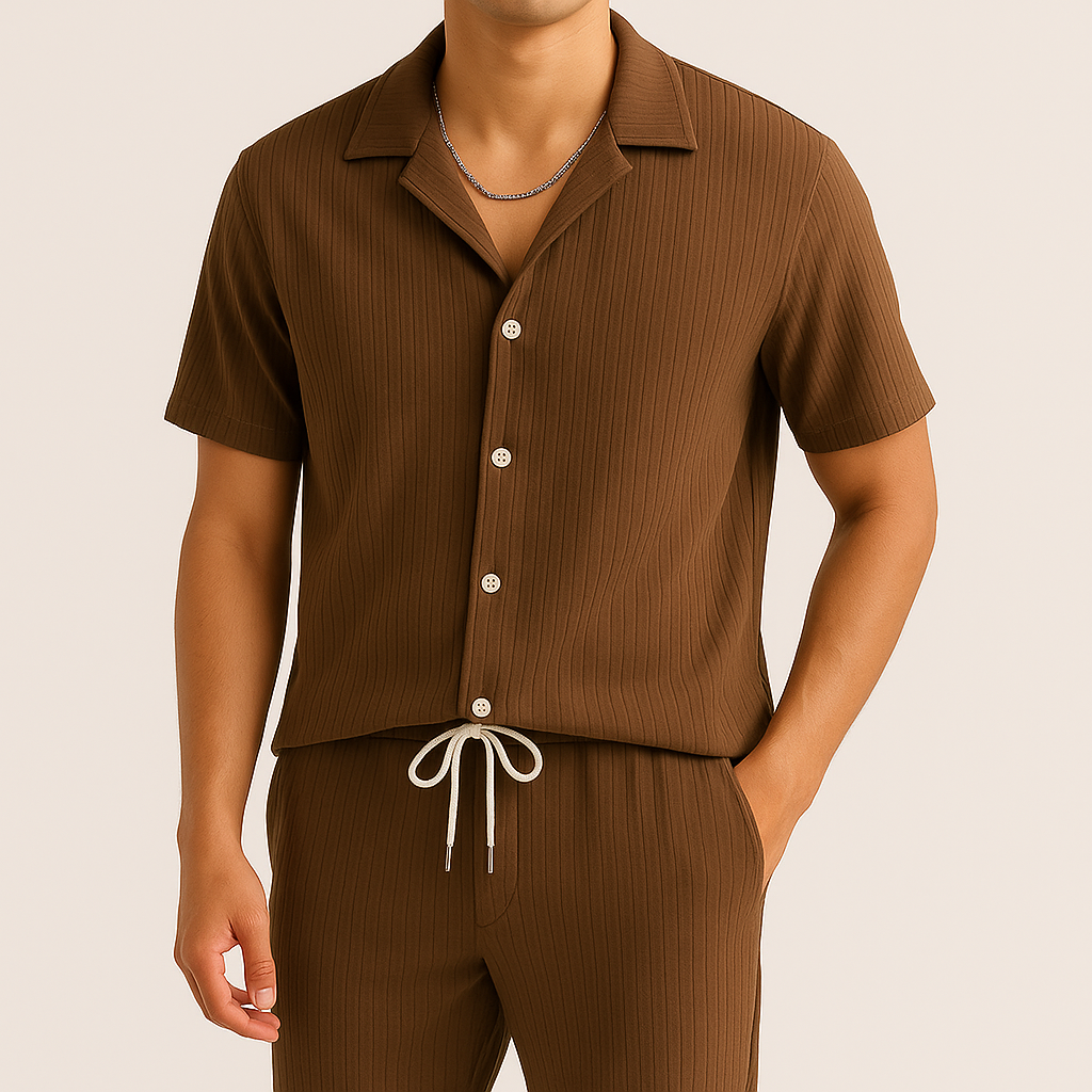 Men's Casual Cotton T-Shirt - Short Sleeve, Lightweight, Summer Style