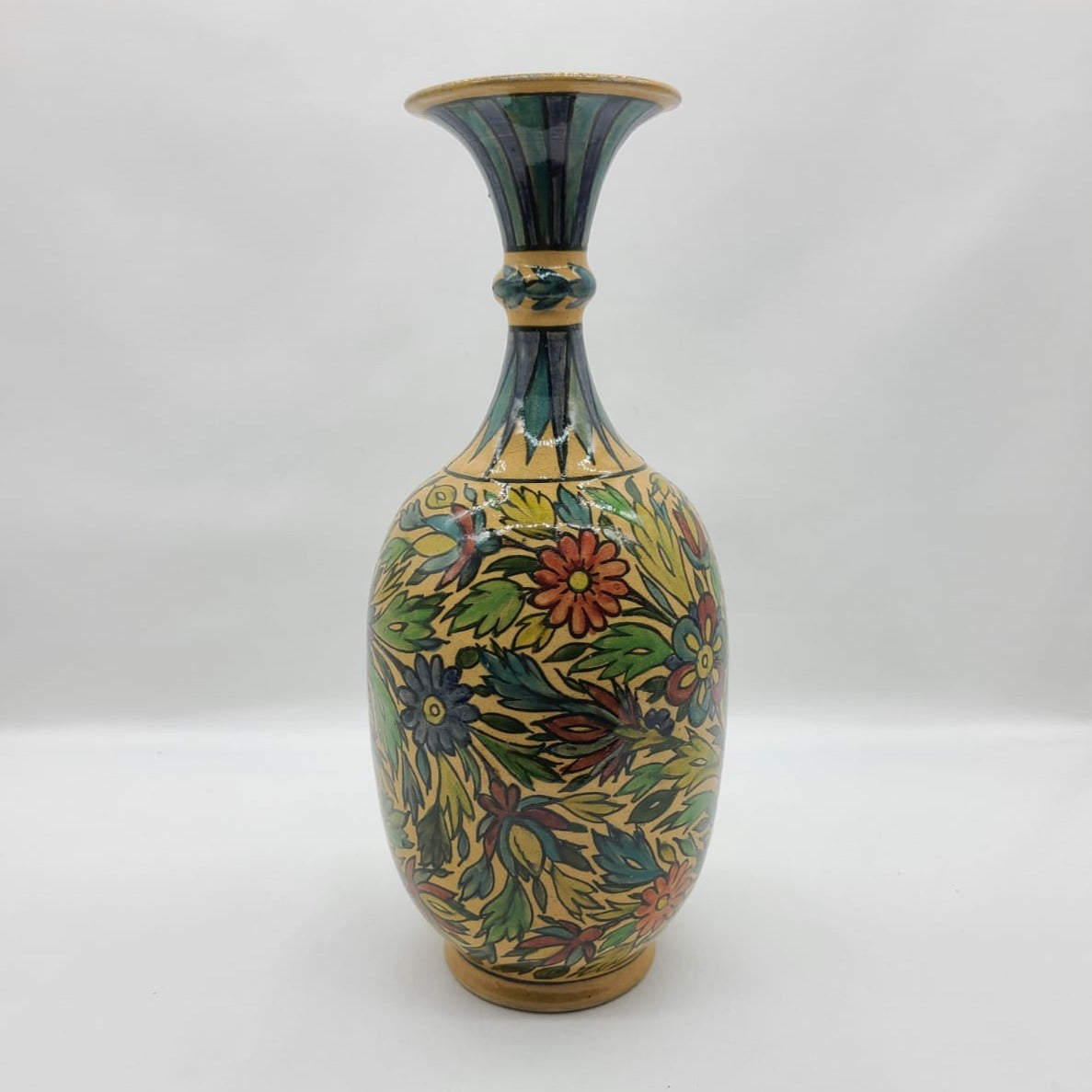 Ceramic Flower Gourd Vase