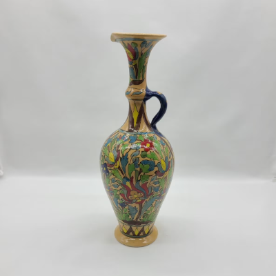 Ceramic Flower Handle Vase