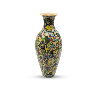 Ceramic Flower Bottle Neck Vase