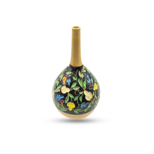 Dark Flower Bottle Neck Vase