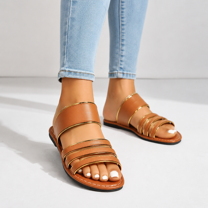 Women's Chelsea Lake Leather Sandals – Orthopedic Comfort
