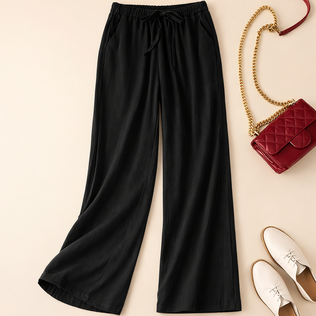 Cherry| Relaxed Drawstring Pants