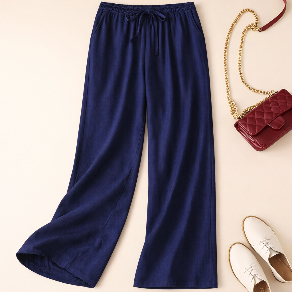 Cherry| Relaxed Drawstring Pants