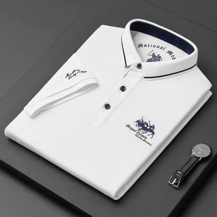 Men's Classic Polo Shirt - Timeless Breathable Pique Cotton Shirt
