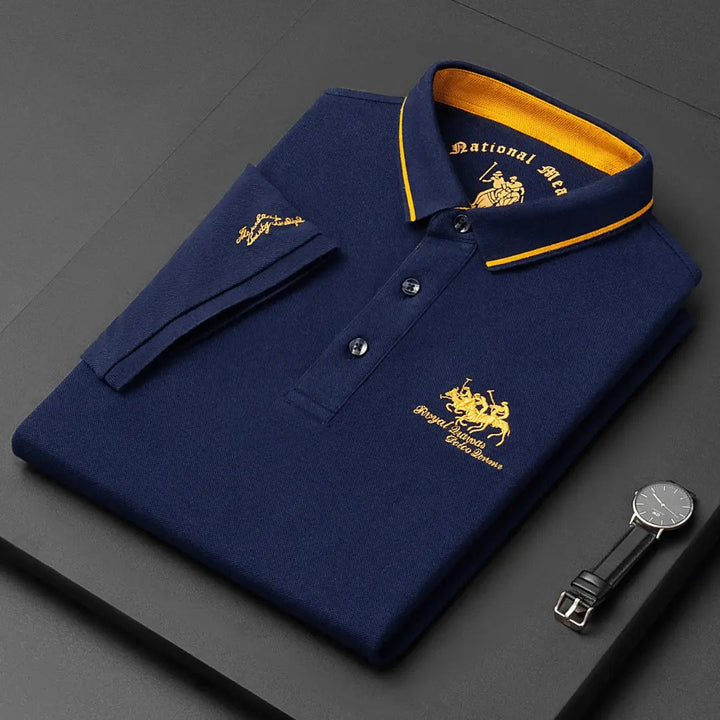 Men's Classic Polo Shirt - Timeless Breathable Pique Cotton Shirt