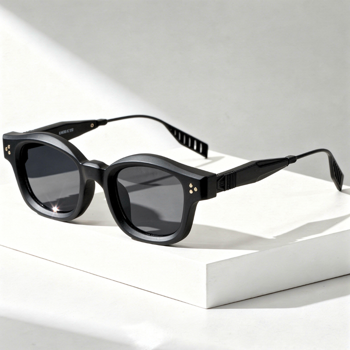 Men's Square Sunglasses with UV400 Protection