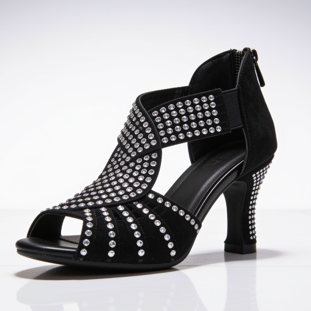 Women's Chelsea Lake Rhinestone Heels – Cushioned