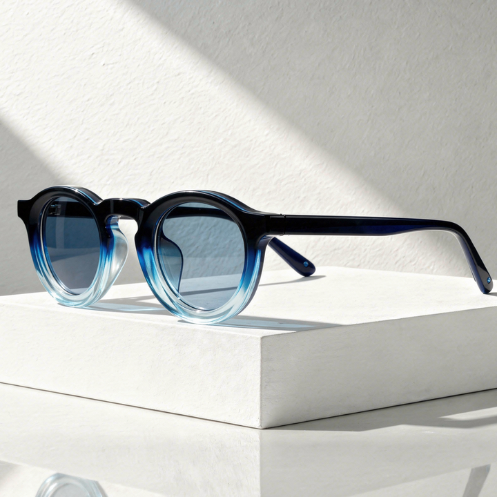 Unisex UV400 Round Sunglasses – Gradient Lenses