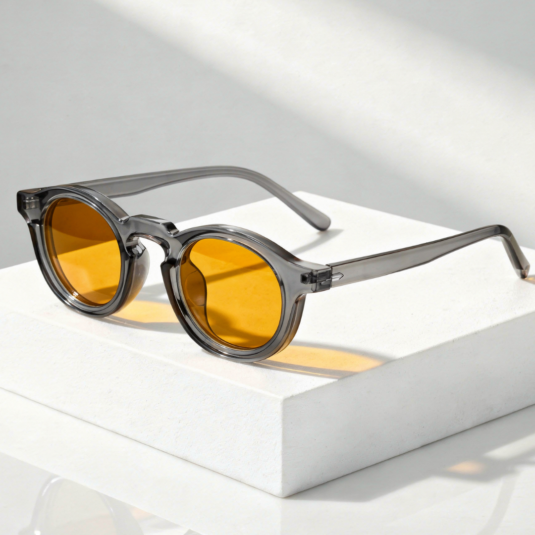 Unisex UV400 Round Sunglasses – Gradient Lenses