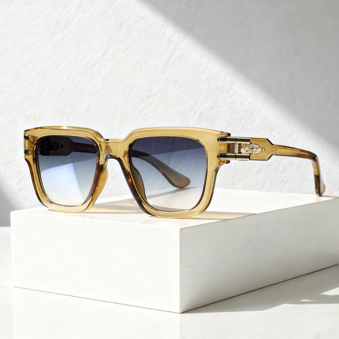 Men's UV400 Oversized Square Sunglasses – Gradient
