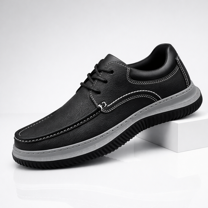 Men's Montari Leather Sneakers – Orthopedic Cushioned Shoes