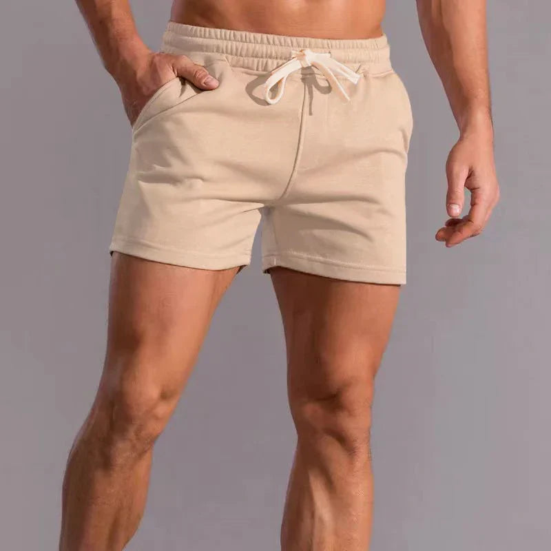 Men's Cotton Fitness Shorts - Breathable Workout & Gym Sweatshorts