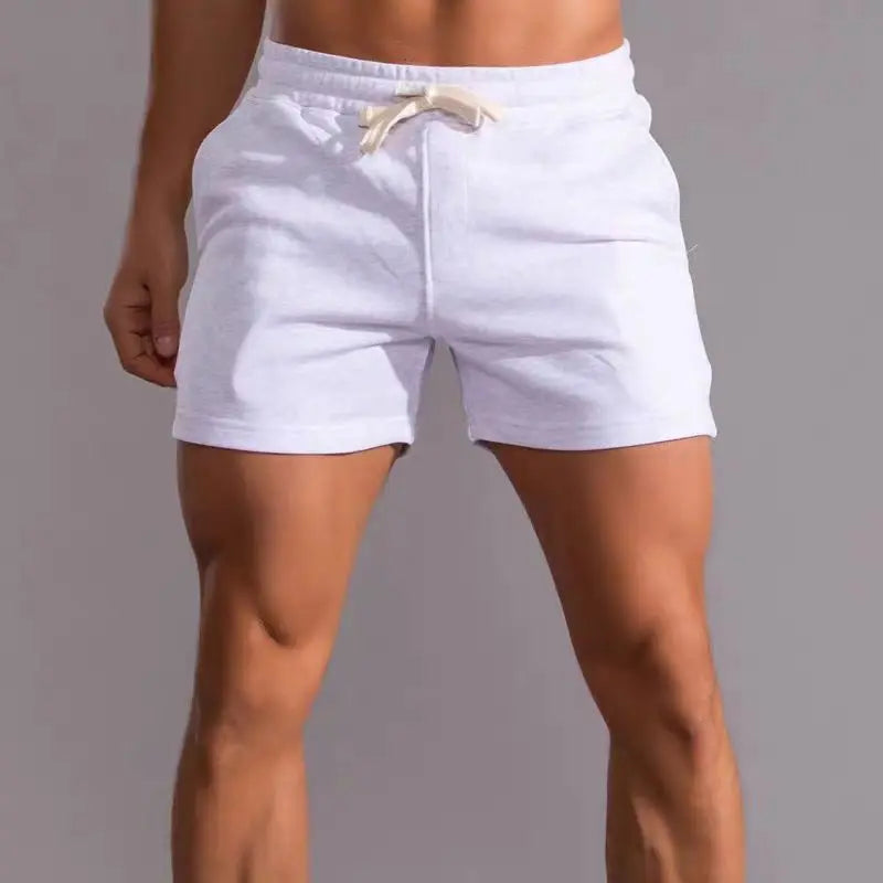 Men's Cotton Fitness Shorts - Breathable Workout & Gym Sweatshorts