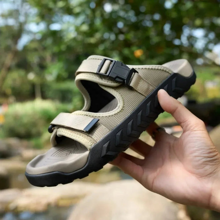 Men's Leather Outdoor Hiking Sports Sandals
