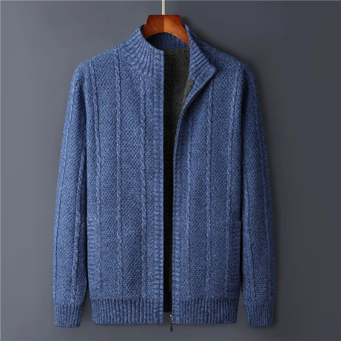 Men's Wool Zip Jacket – Warm, Breathable & Stylish