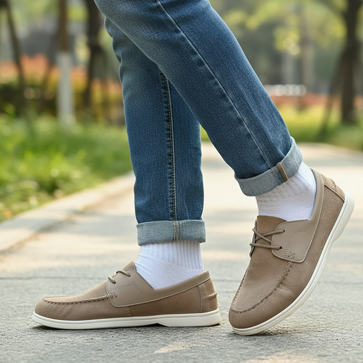 Men's Casual Canvas Slip-On Loafers