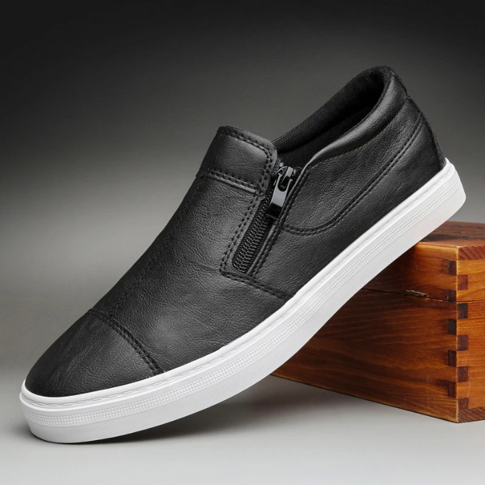 Men’s Zip Sneakers – Casual Comfort & Easy Wear
