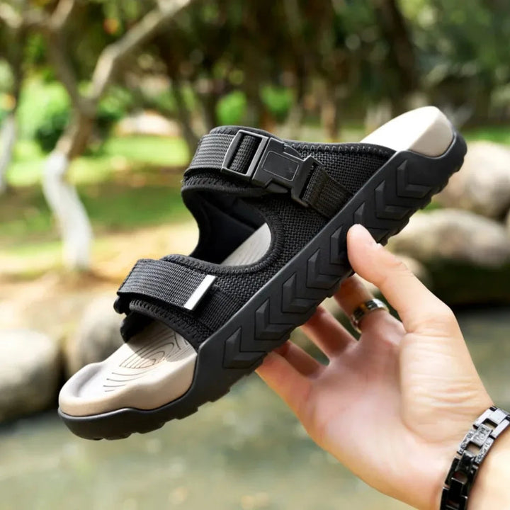 Men's Leather Outdoor Hiking Sports Sandals