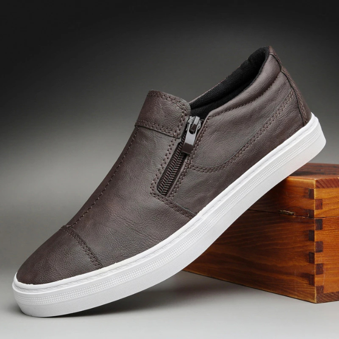 Men’s Zip Sneakers – Casual Comfort & Easy Wear