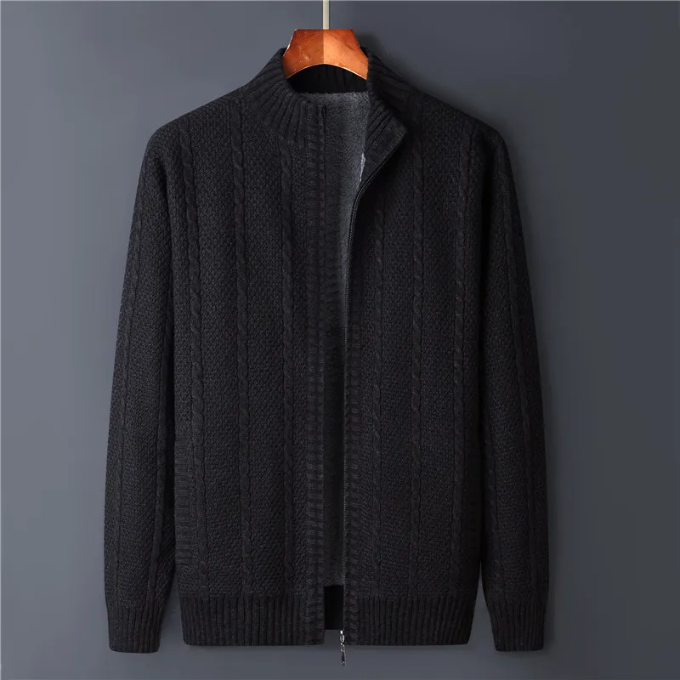 Men's Wool Zip Jacket – Warm, Breathable & Stylish