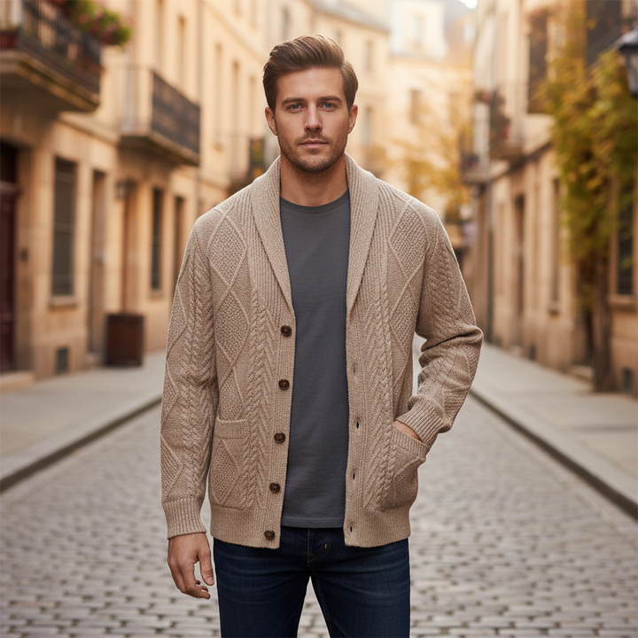 Men's Wool Cardigan Sweater – Warm Everyday Style