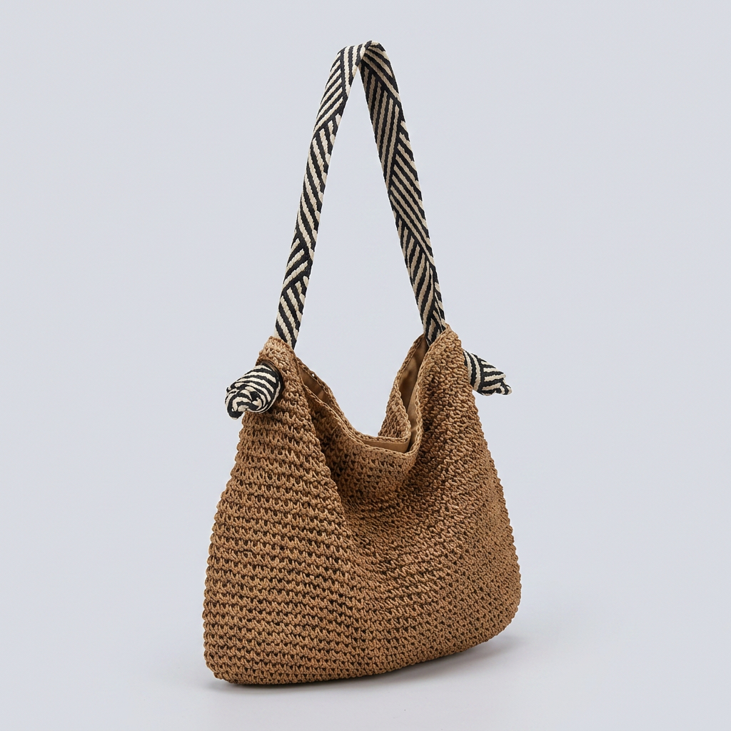 Amelie Canvas Tote Bag - Spacious Straw Everyday Carry