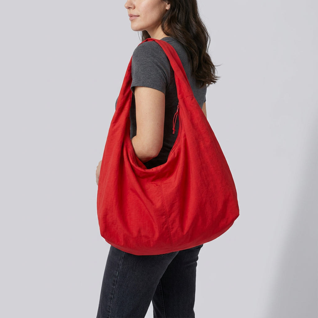 Clara Nylon Hobo Bag - Multi-Pocket Everyday Carry