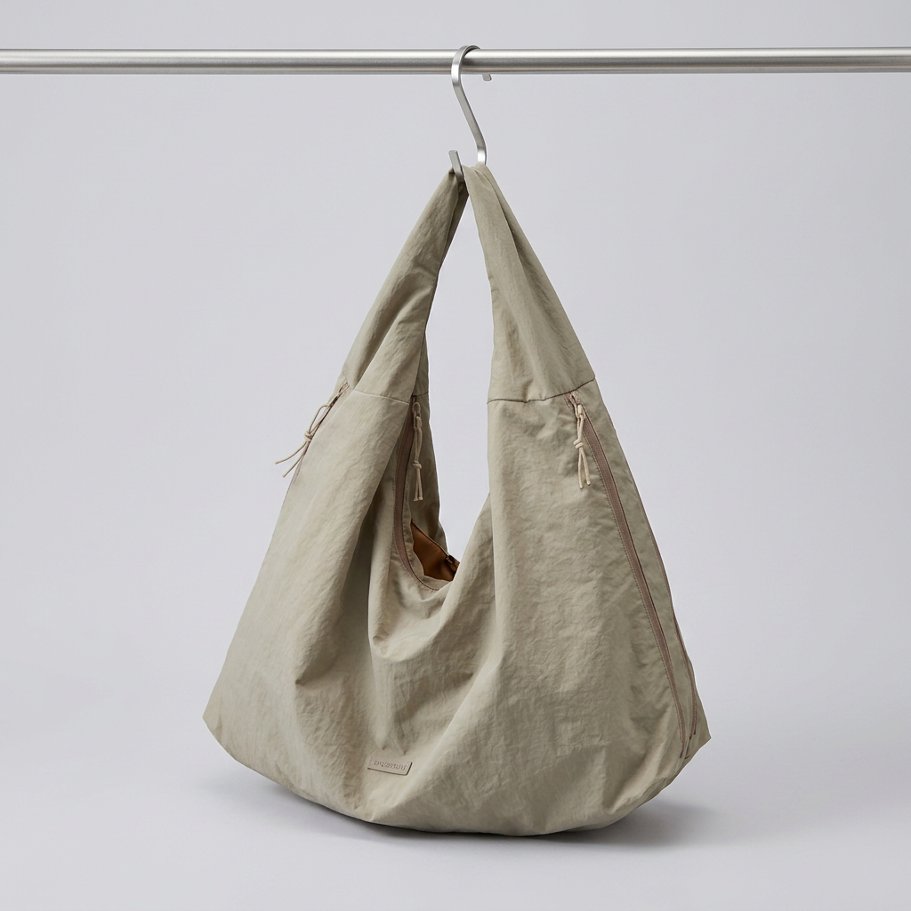 Clara Nylon Hobo Bag - Multi-Pocket Everyday Carry