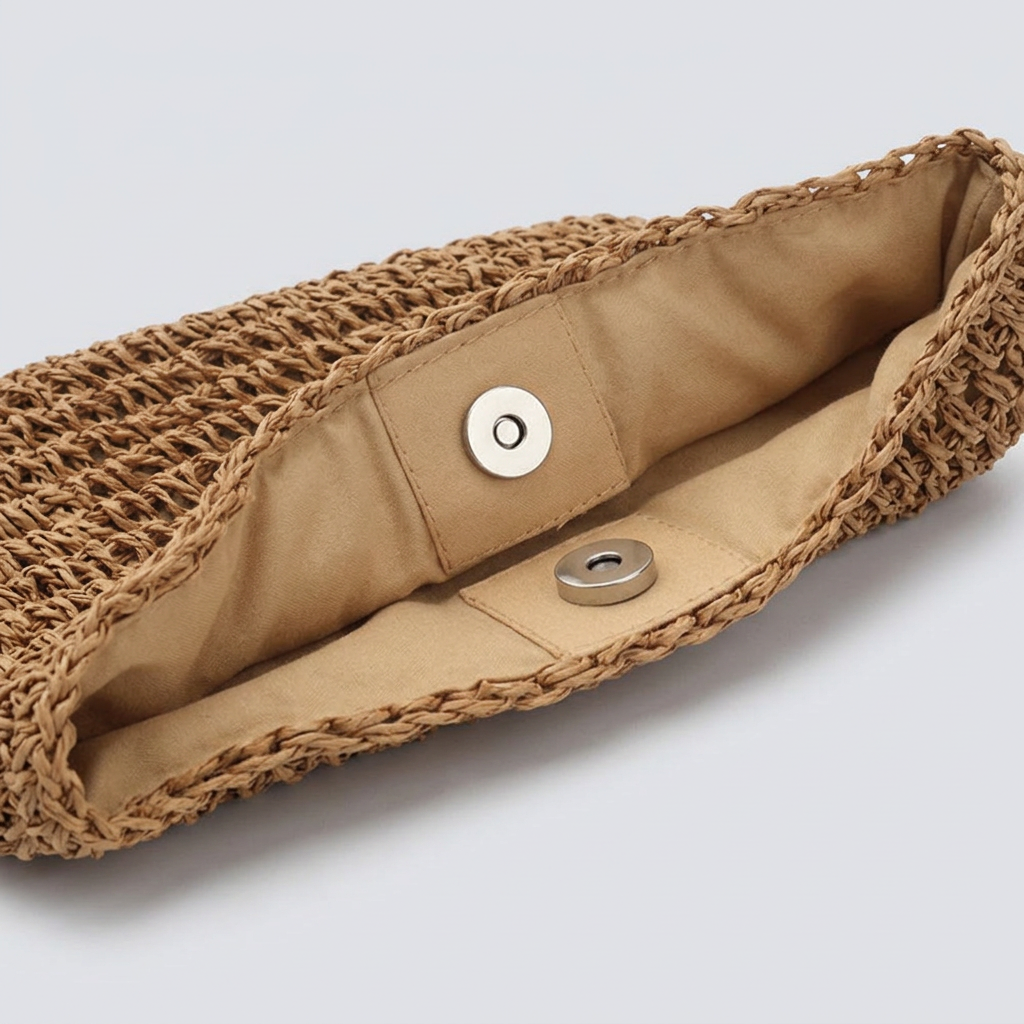 Amelie Canvas Tote Bag - Spacious Straw Everyday Carry