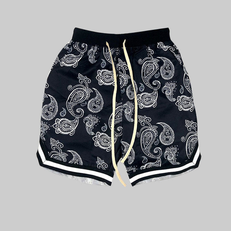 Men's Patterned Summer Shorts - Breathable Casual Printed Shorts